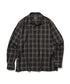 MR.OLIVE / TENCEL CHECK / SQUARE REGULAR COLLAR SHIRT / ミスターオリーブ テンセルチェック スクエアレギュラーカラーシャツ